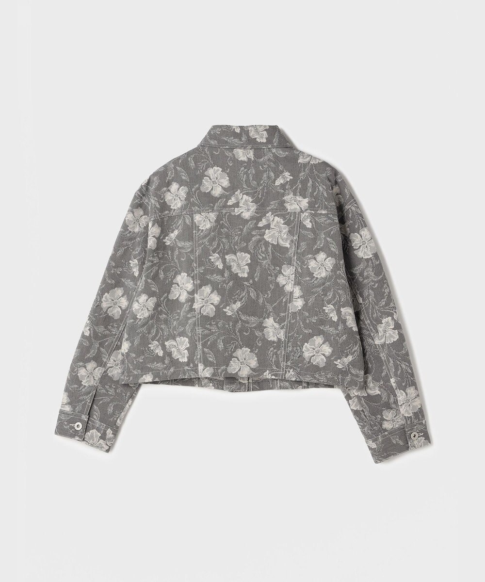 GRACE CONTINENTAL ボタニカルジャガードジャケット 