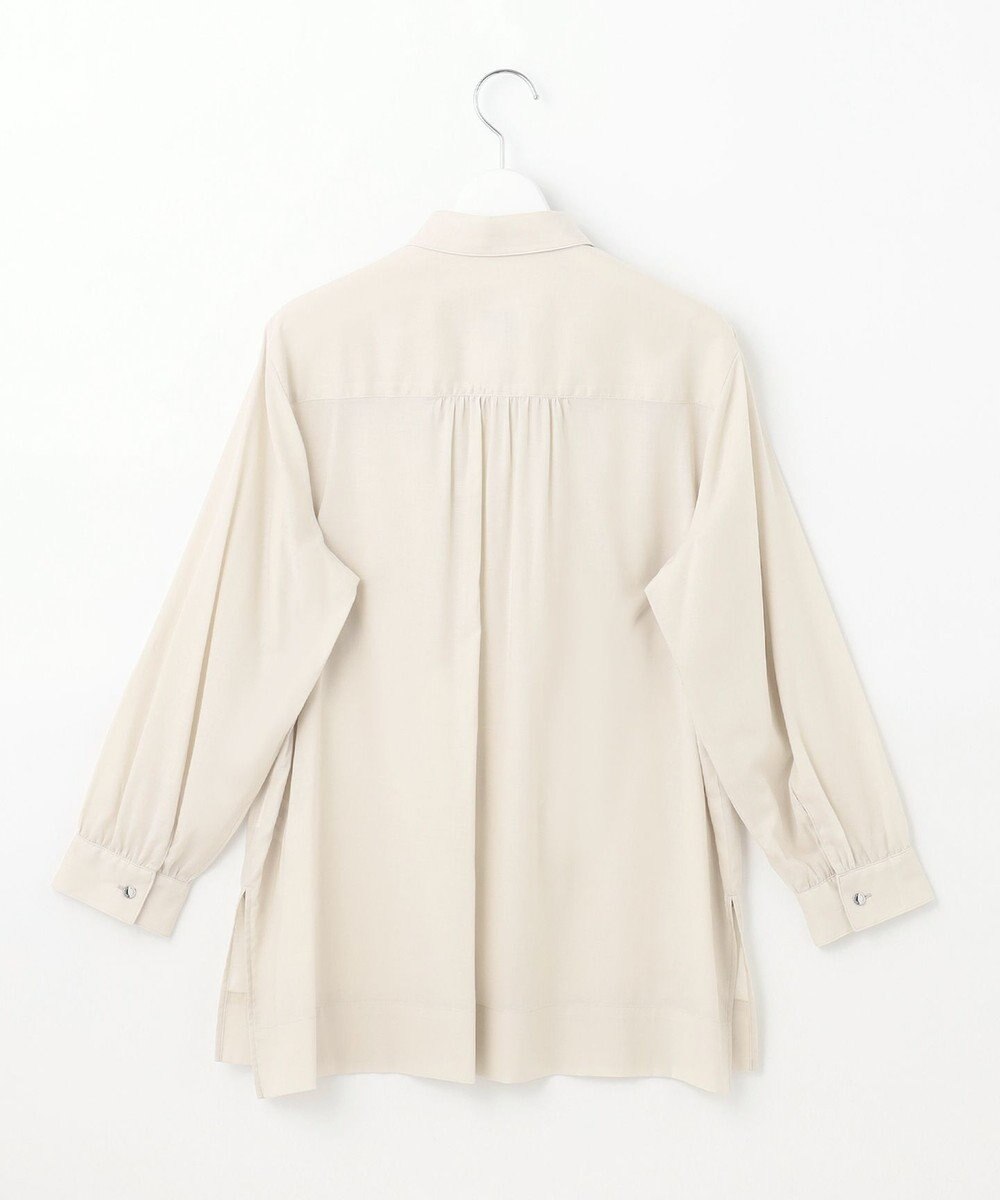 J.PRESS LADIES 【洗える】キュームコアソフトローン シャツ ブラウス 