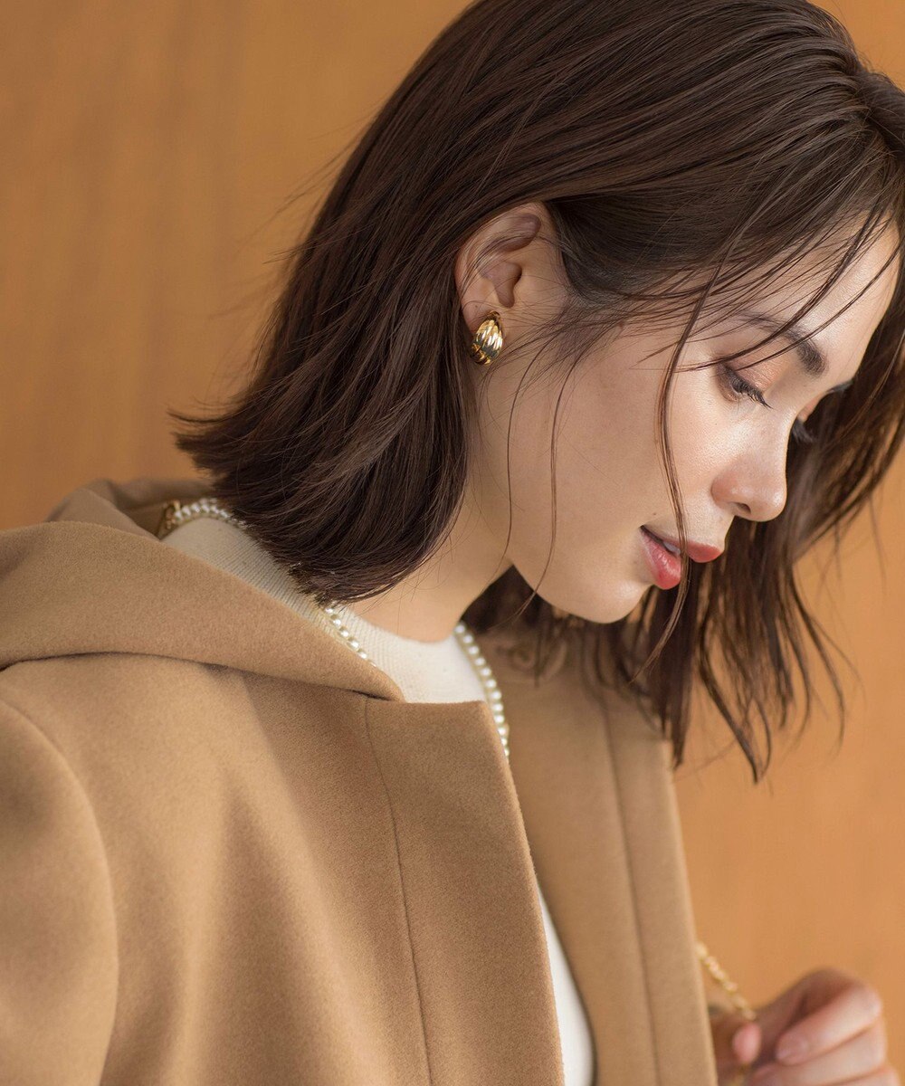 組曲 L 【2WAY】ウールモッサ ショートコート 