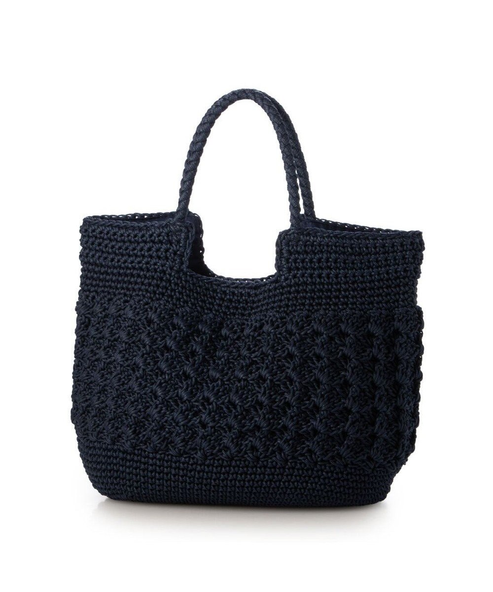 UNBILLION カシュカシュ cachecache / 柄編みベーシックトート カゴバッグ 