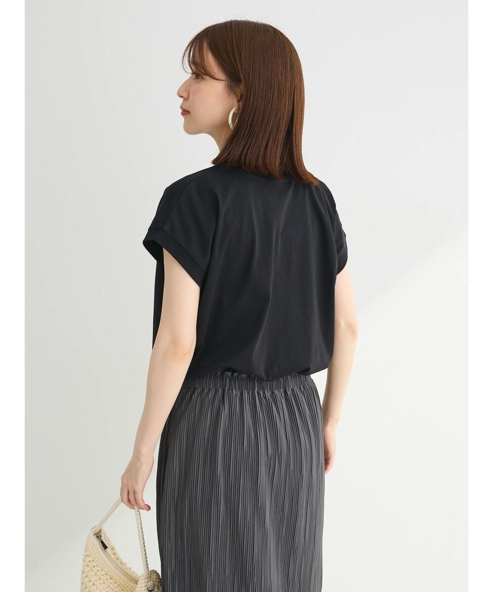 Green Parks プリーツドッキングフレンチワンピース 