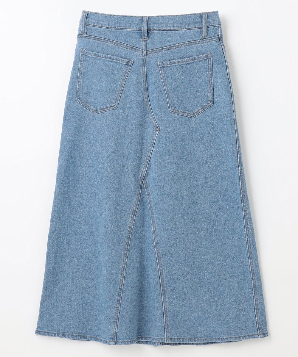 ANY 【洗濯機可能/ストレッチ】フロントスリットデニムスカート 