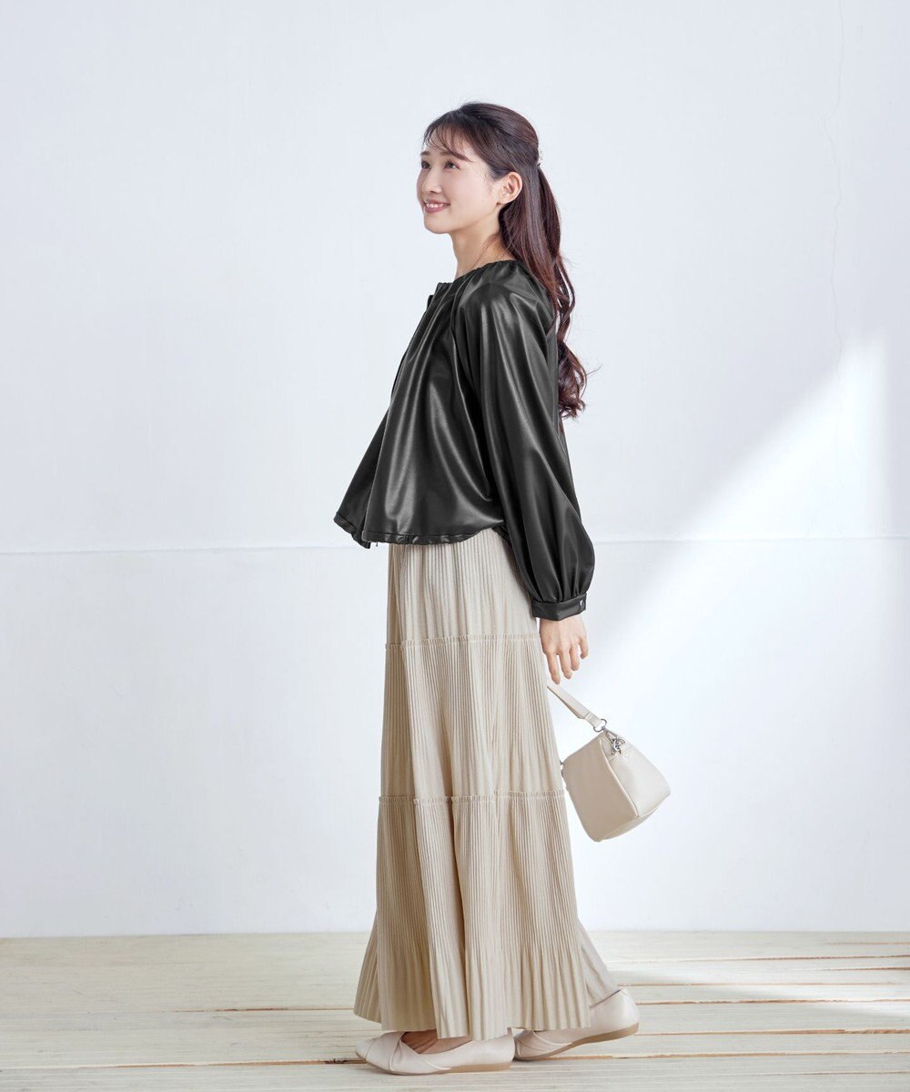 Tiaclasse L 【ふわもち美すふれ・洗える】スカラップカットソー 