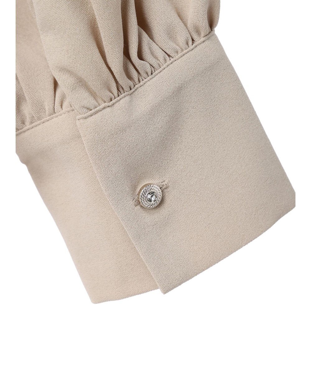 Green Parks ・ＥＬＥＮＣＡＲＥ　ＤＵＥ　イロイロ釦ピンタックブラウス 