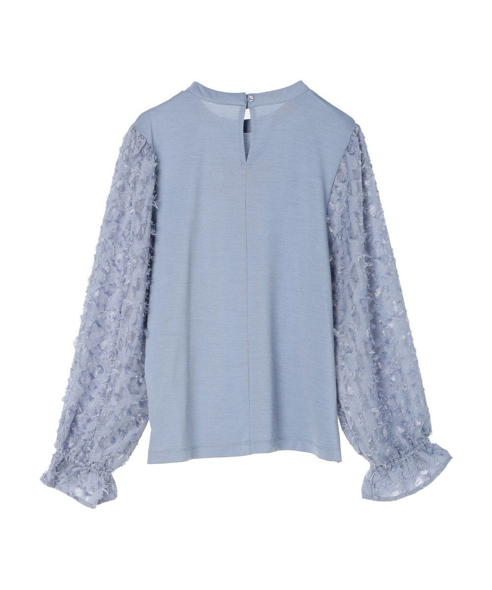 Green Parks 袖ジャガードドッキングプルオーバー 