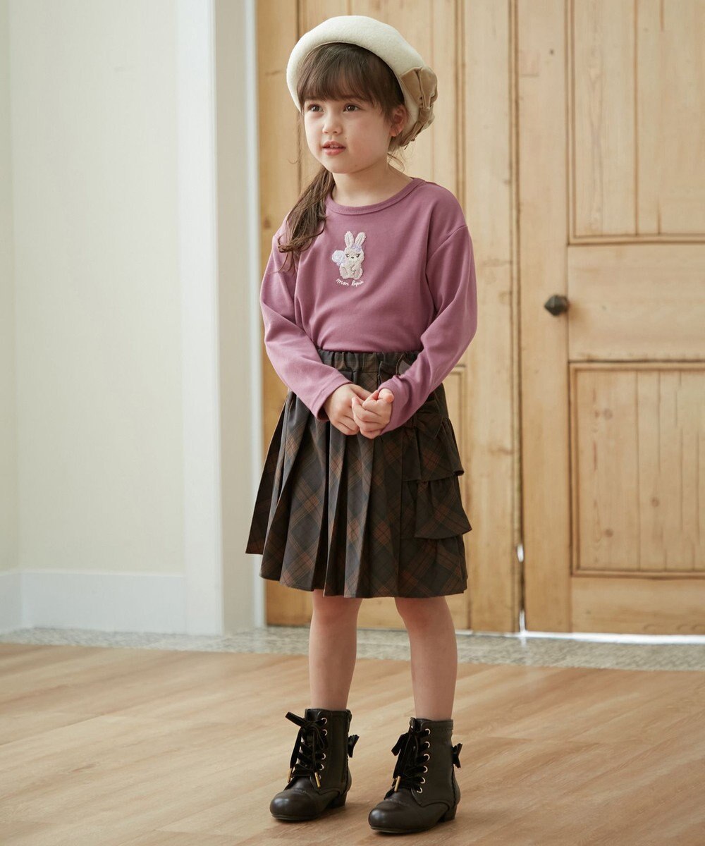 ANY KIDS 編み上げブーツ 