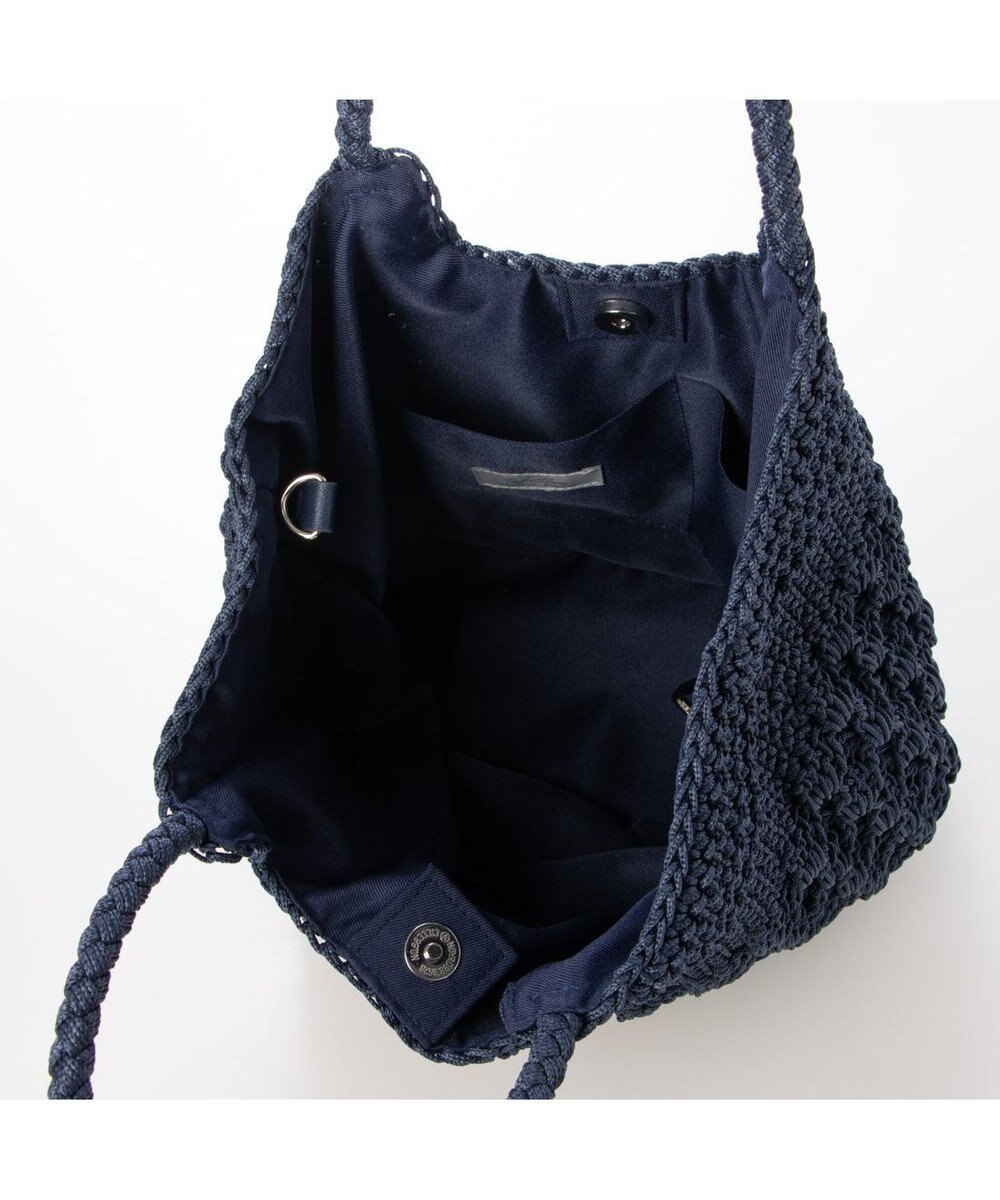 UNBILLION カシュカシュ cachecache / 柄編みベーシックトート カゴバッグ 