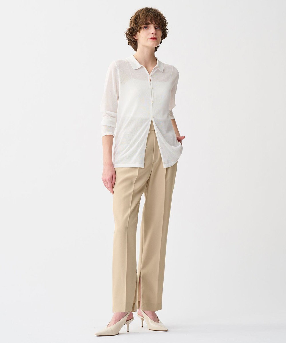 uncrave シアーコットン ポロニット 