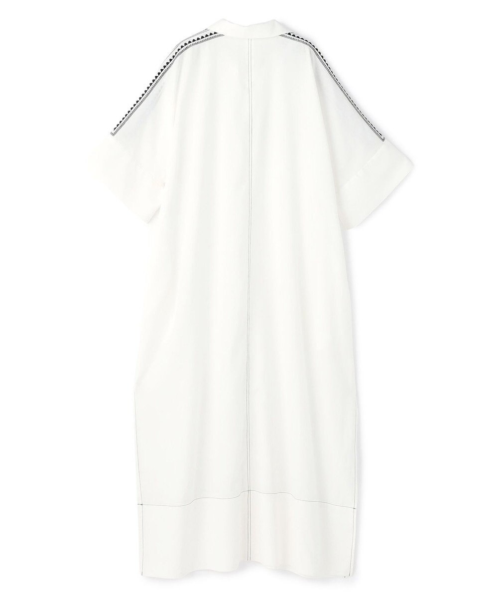 BEIGE， AXI / 刺繍ステッチ ドルマンロングドレス 