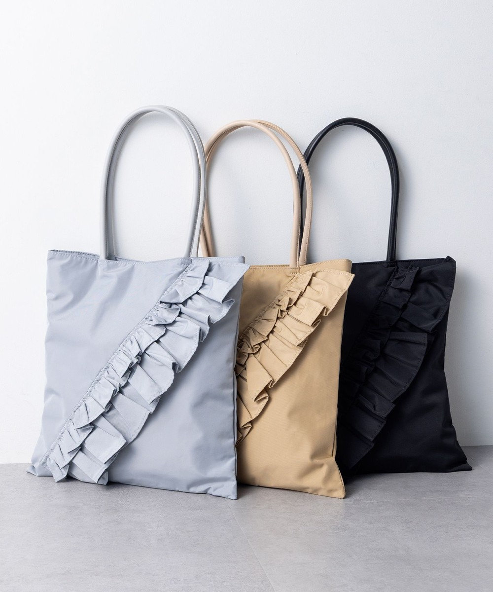 組曲 ラッフルラインフラットトート 