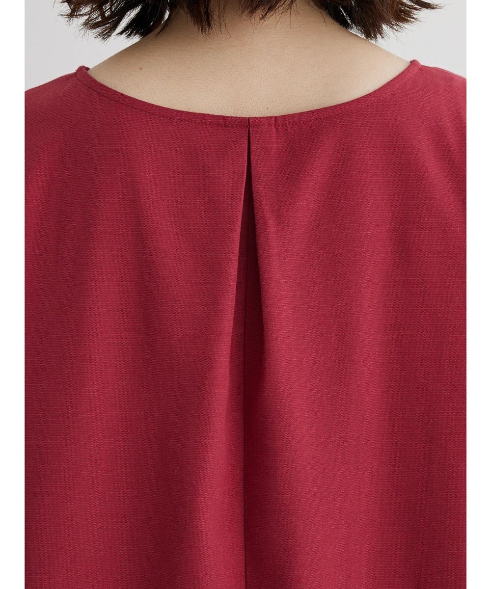 Green Parks 綿麻混ノースリーブワンピース 