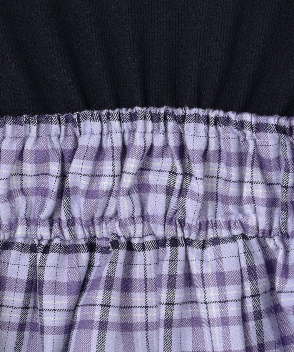 ANY KIDS ドッキングチェックワンピース 