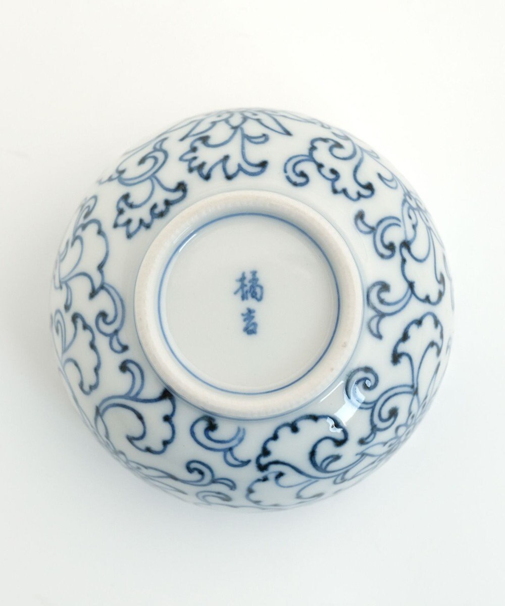 たち吉 【たち吉】京唐草お茶呑茶碗〈５客〉瀬戸焼 