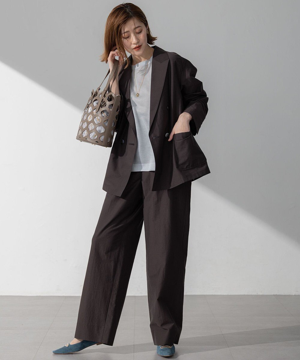 23区 L 【洗える】MANTECO ブライトワッシャー ジャケット 