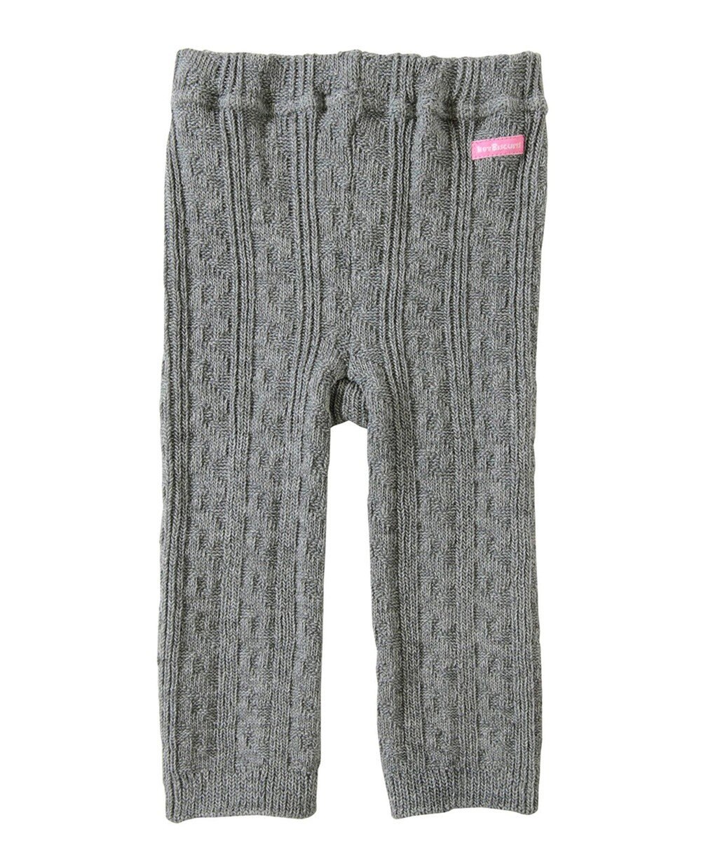 MIKI HOUSE HOT BISCUITS 【80-120cm】ケーブルニット編みレギンス 