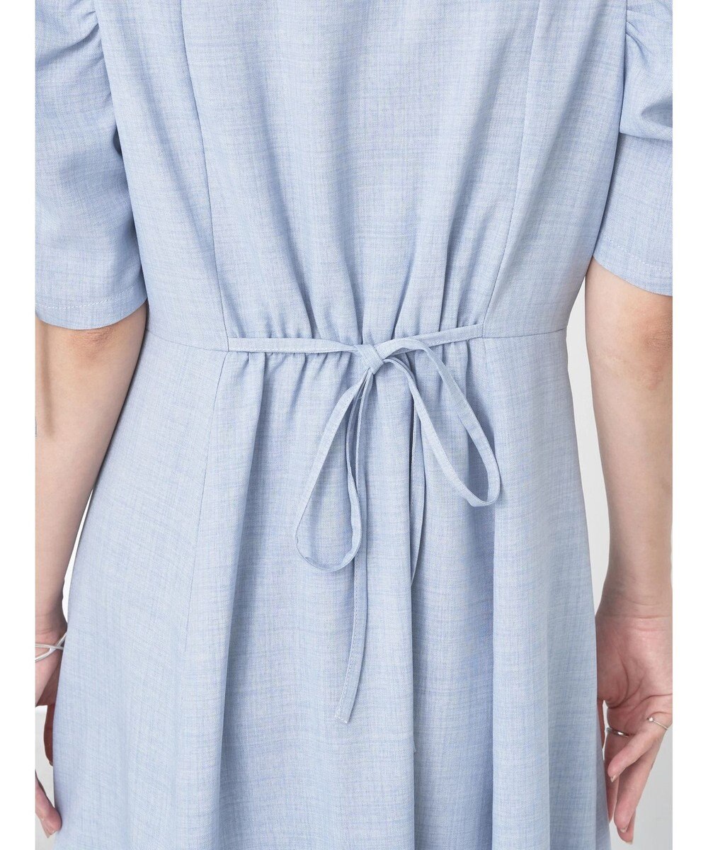 earth music&ecology 袖ドロストシャツワンピース 