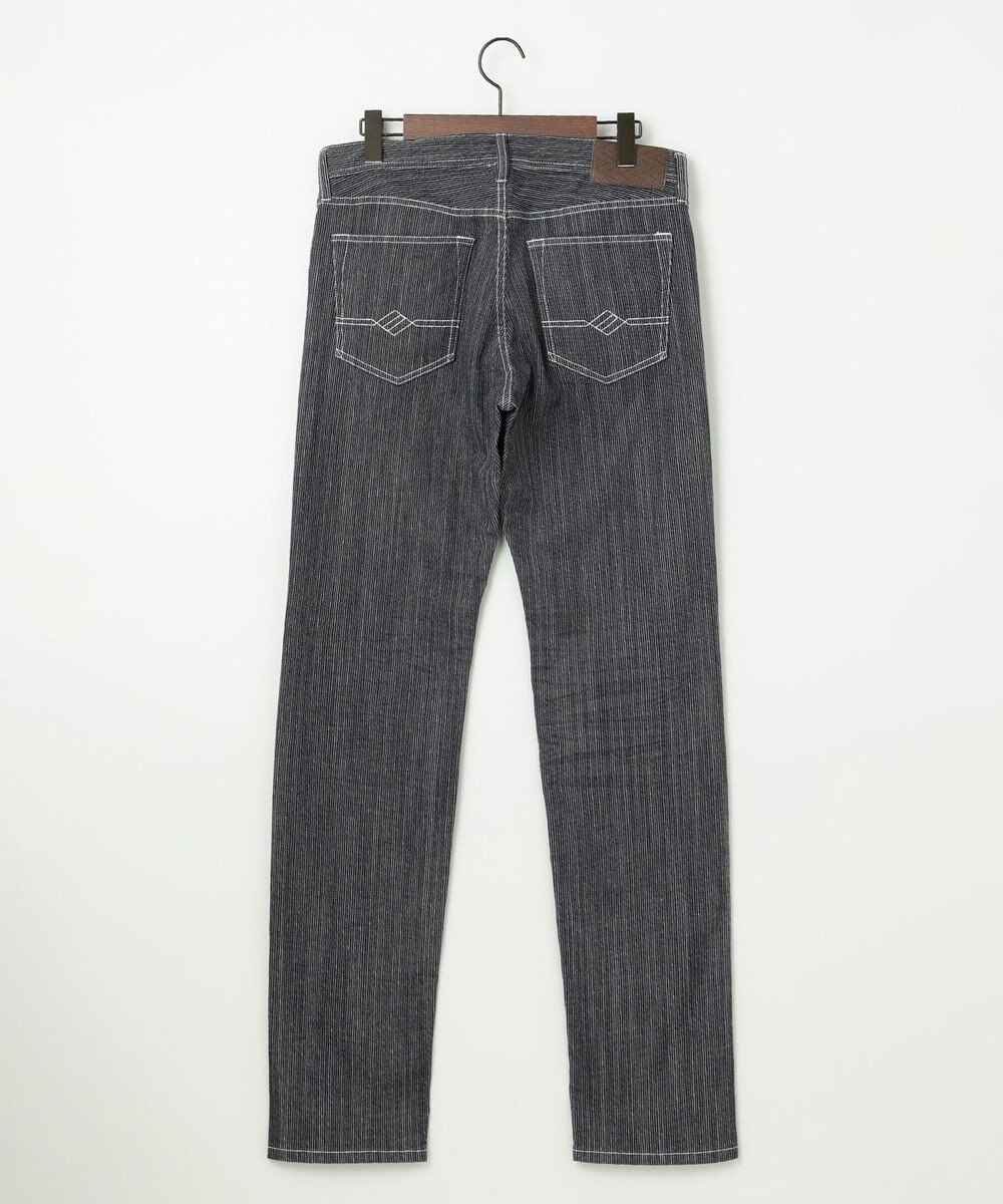 JOSEPH ABBOUD 【サスティナブル】ランダムストライプストレッチデニム 