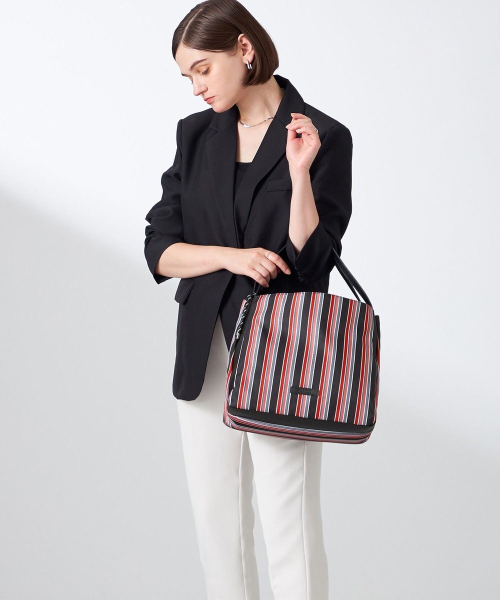 Y'SACCS マルチストライプ すっきりトート Mサイズ 