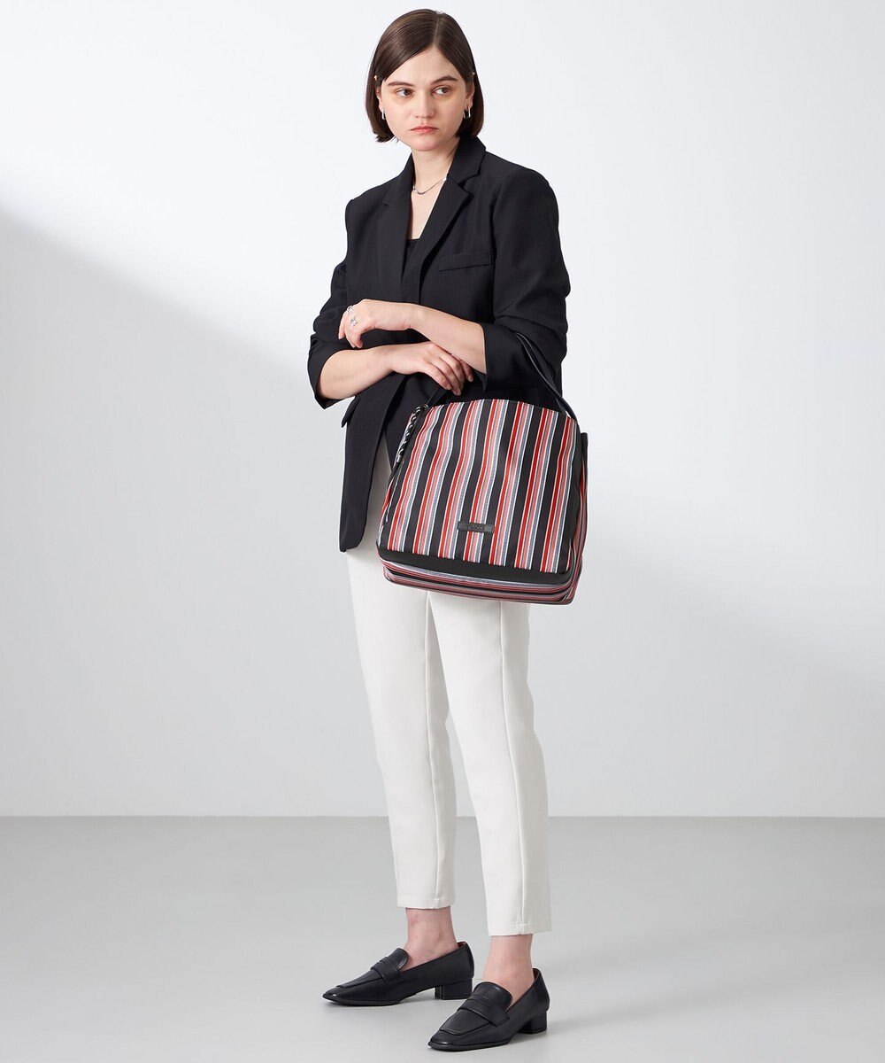 Y'SACCS マルチストライプ すっきりトート Mサイズ 