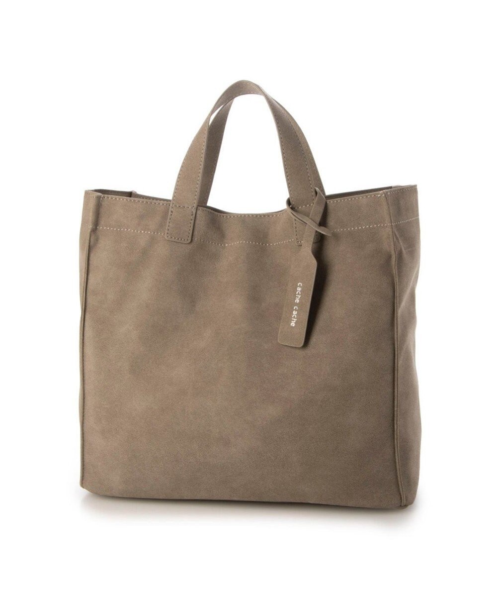 UNBILLION カシュカシュ cachecache / スエード調ショッパートートバッグ 