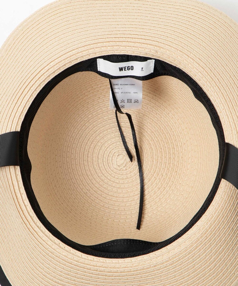 WEGO リボン付き雑材ハット 