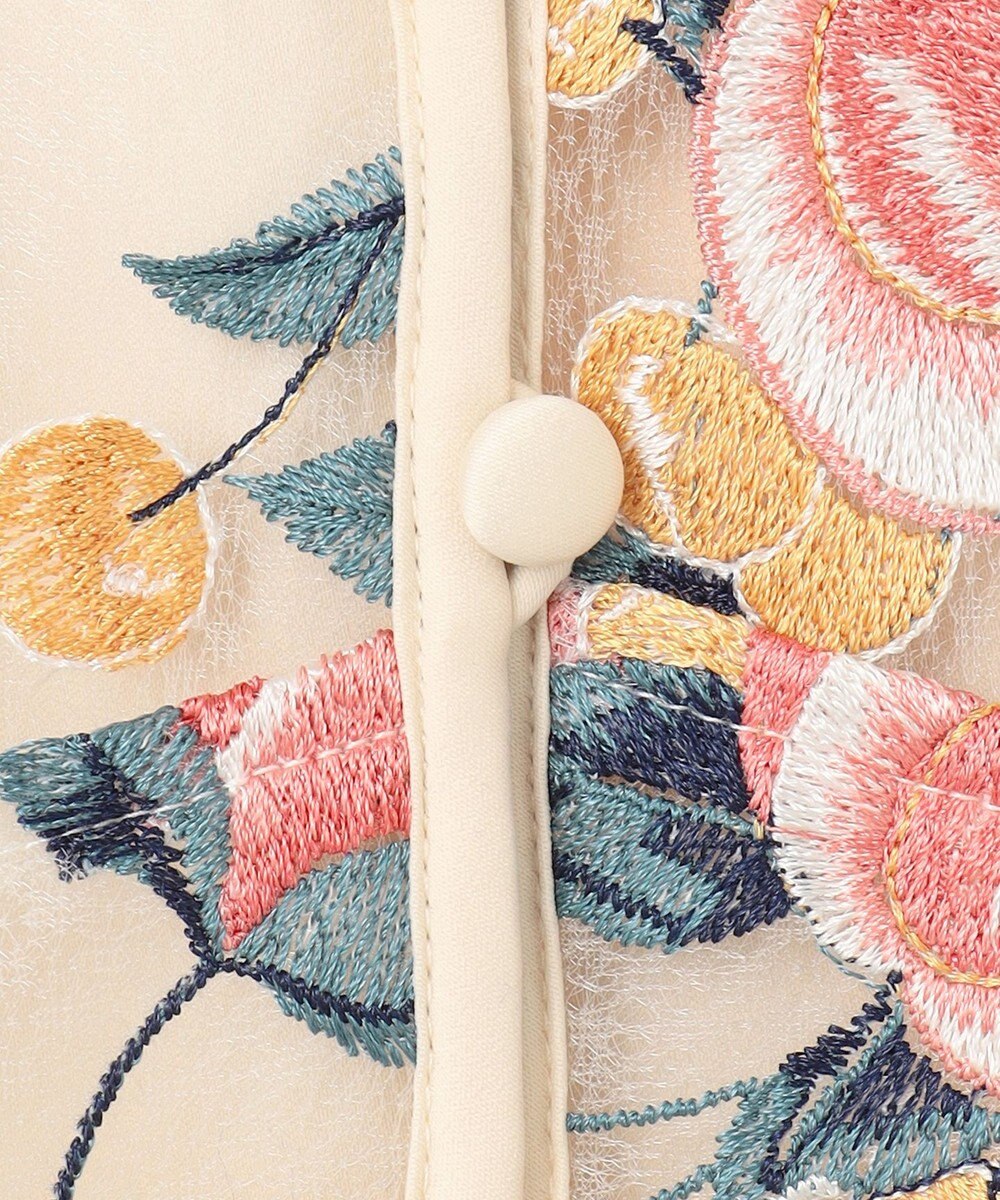 GRACE CONTINENTAL サマーフルーツ刺繍ワンピース 