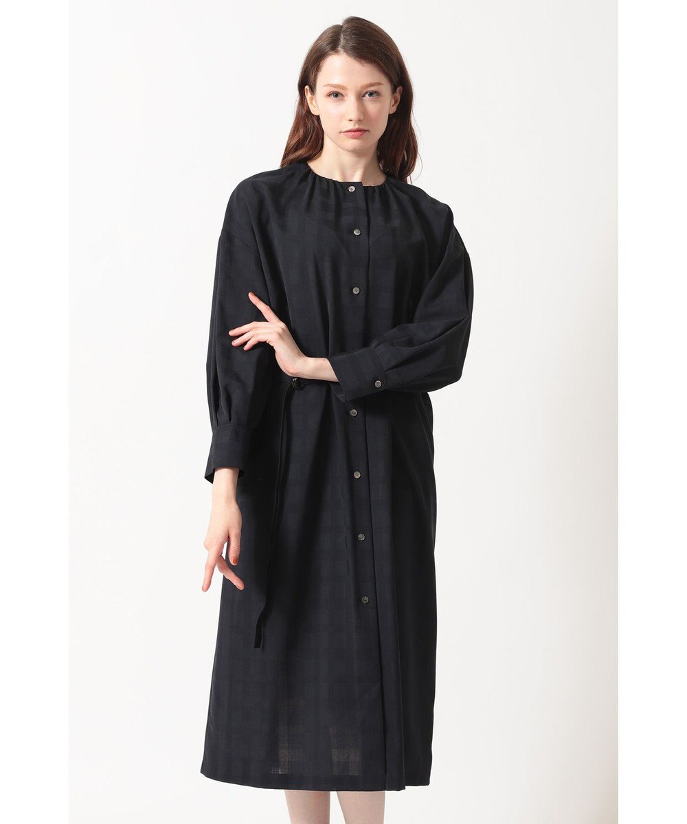 DAKS シャドーチェック 2WAYワンピース 