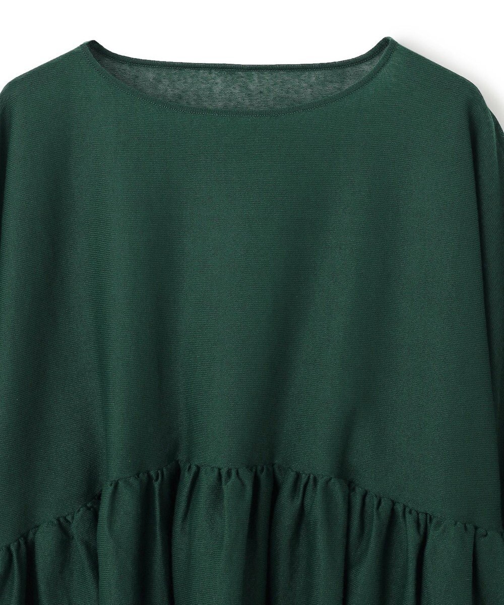 UNFILO シアー ペプラムニット 