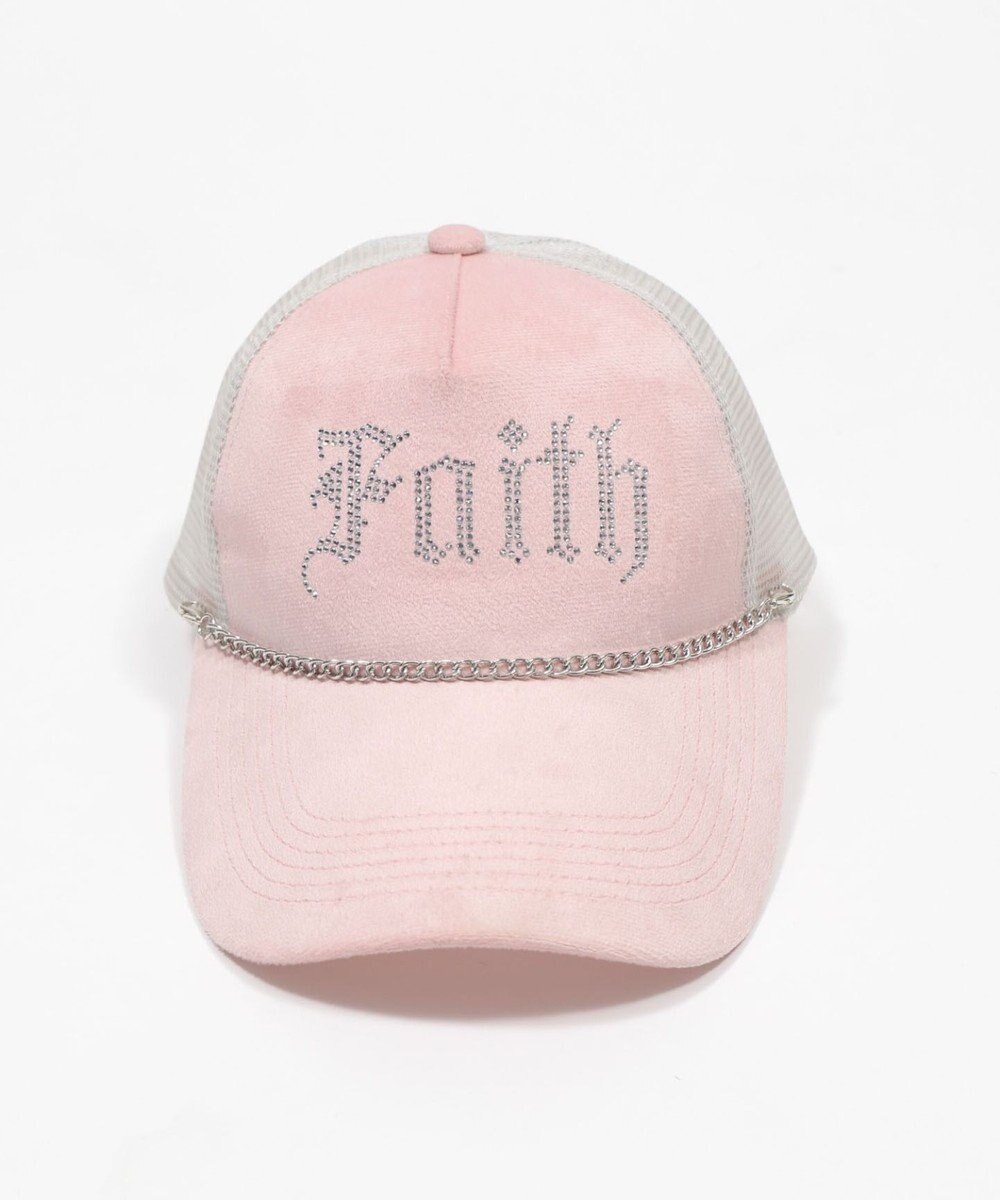 WEGO チェーンベロアメッシュキャップ 