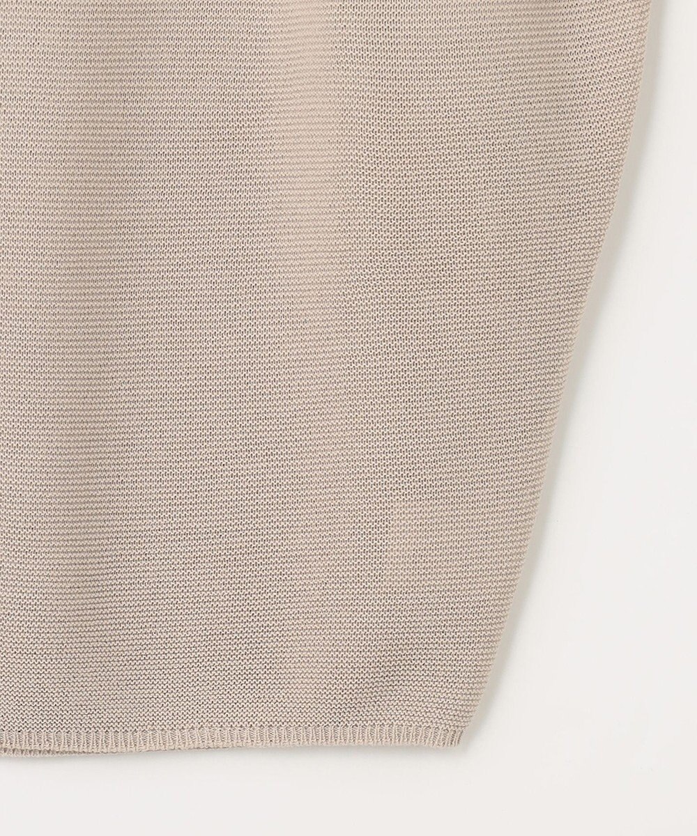 ANY L 【洗濯機可能/アンチピリング/UVケア】アクリルガーターコクーンニット 