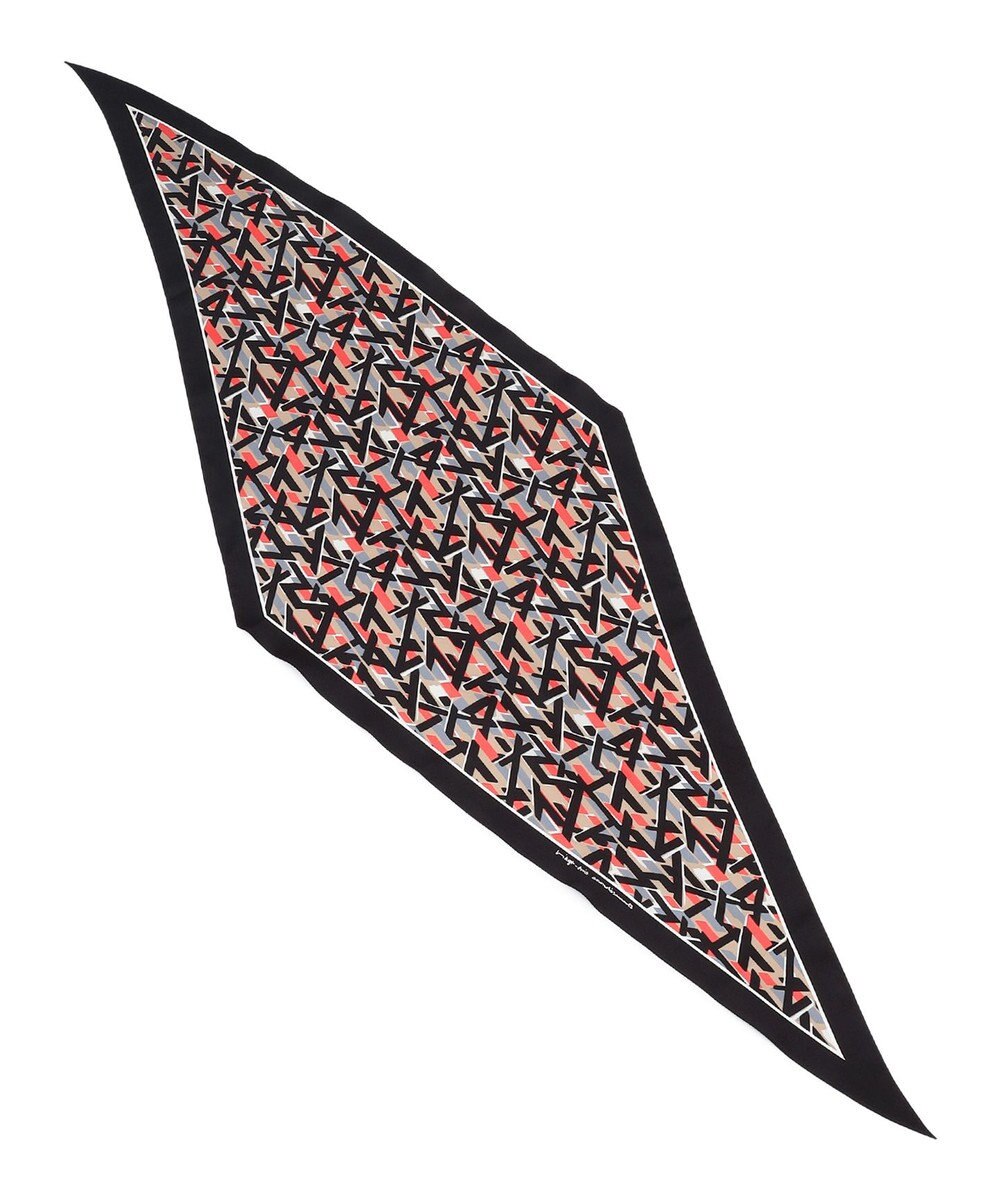 23区 Ratti アブストラクトプリント スカーフ 