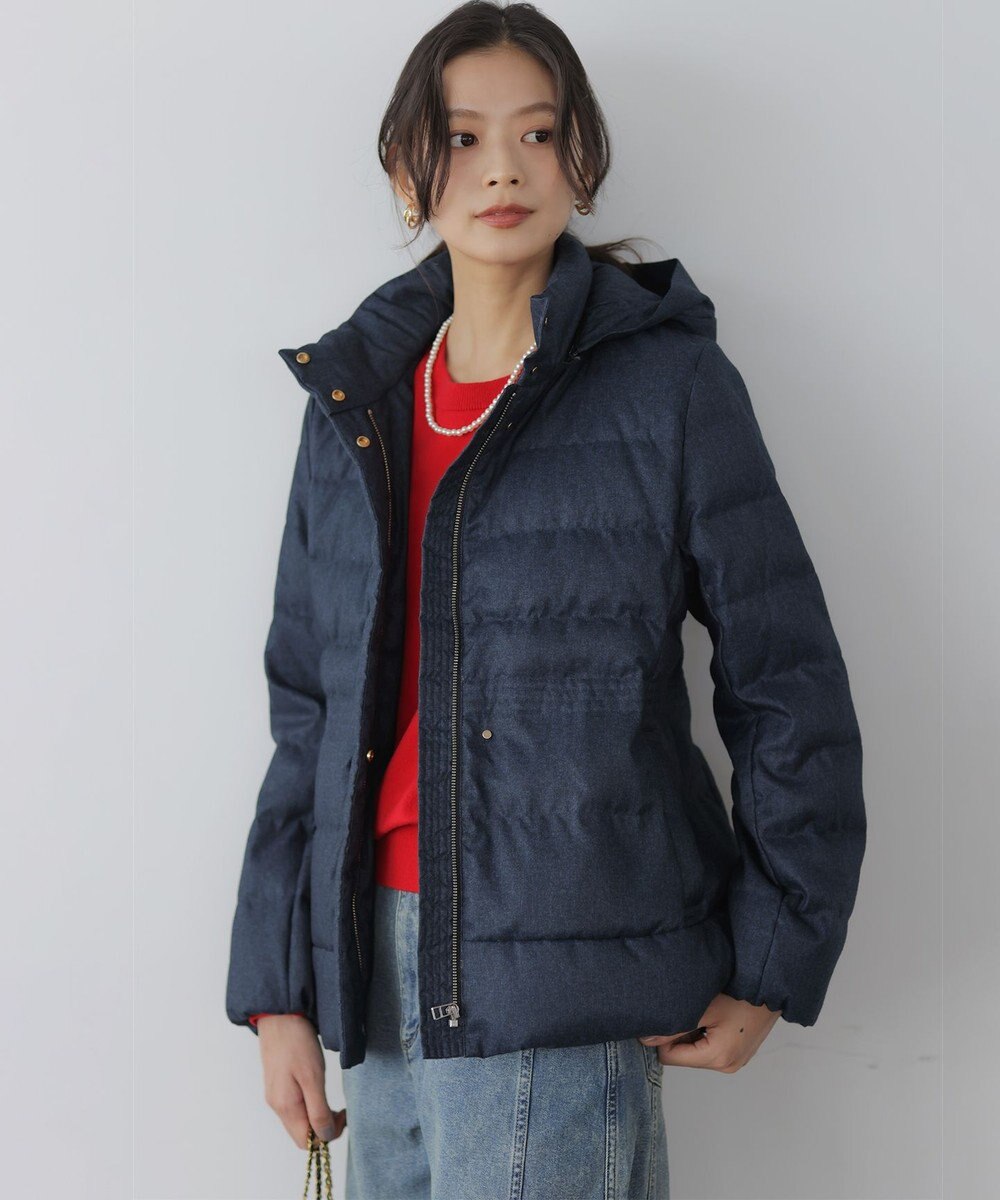 組曲 L ライトタフタショート ダウン 