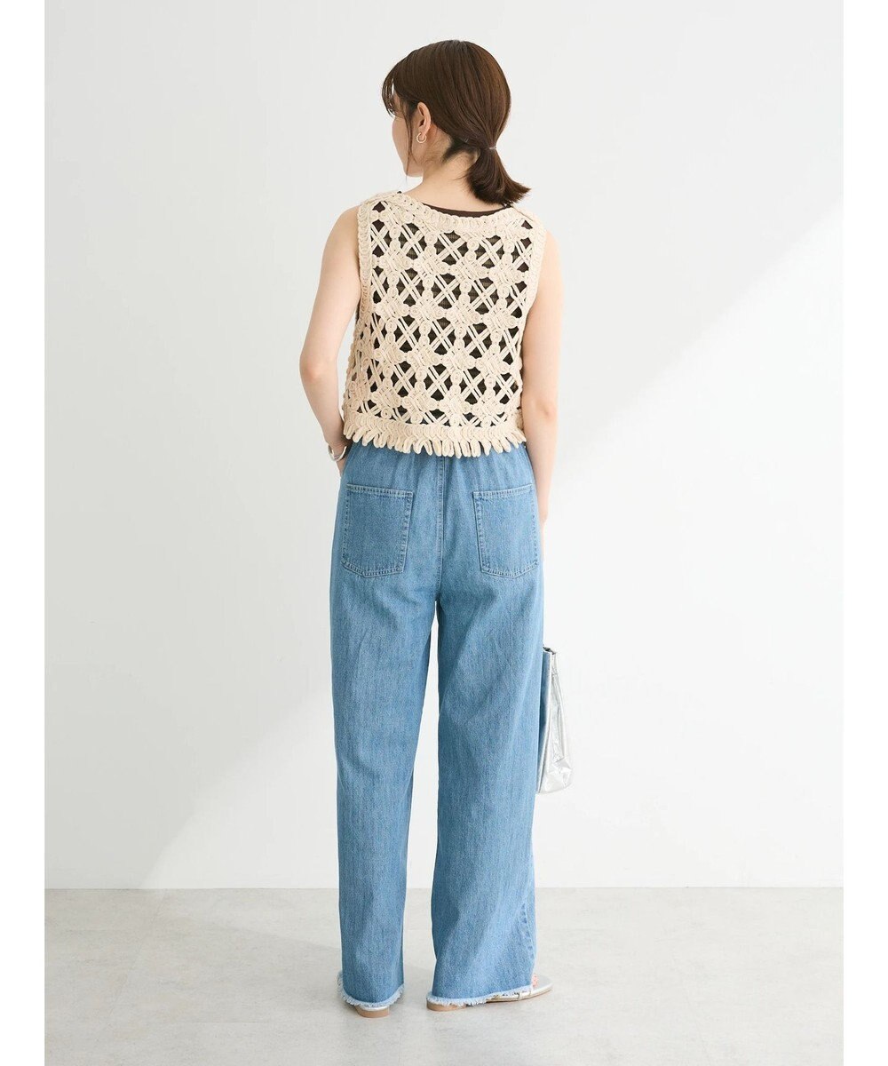 Green Parks かぎ針編みニットベスト 