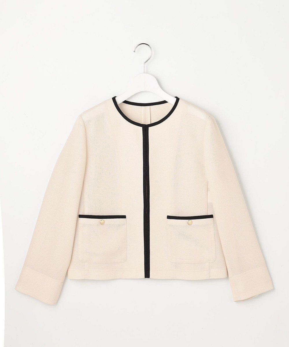 ANY SIS S シアーメッシュ ノーカラージャケット 