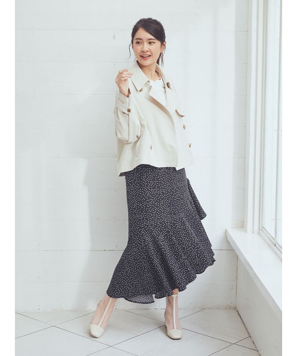 earth music&ecology ショートトレンチコート 