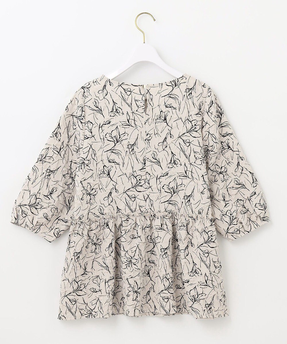 ANY SIS 【洗える】フラワーフクレジャガード ブラウス 