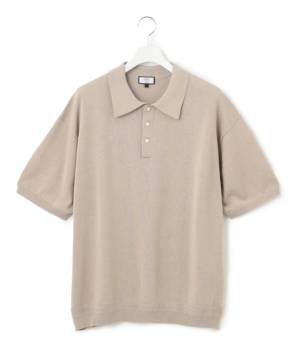 J.PRESS YORK STREET 【UNISEX】リラックス ニットポロシャツ 