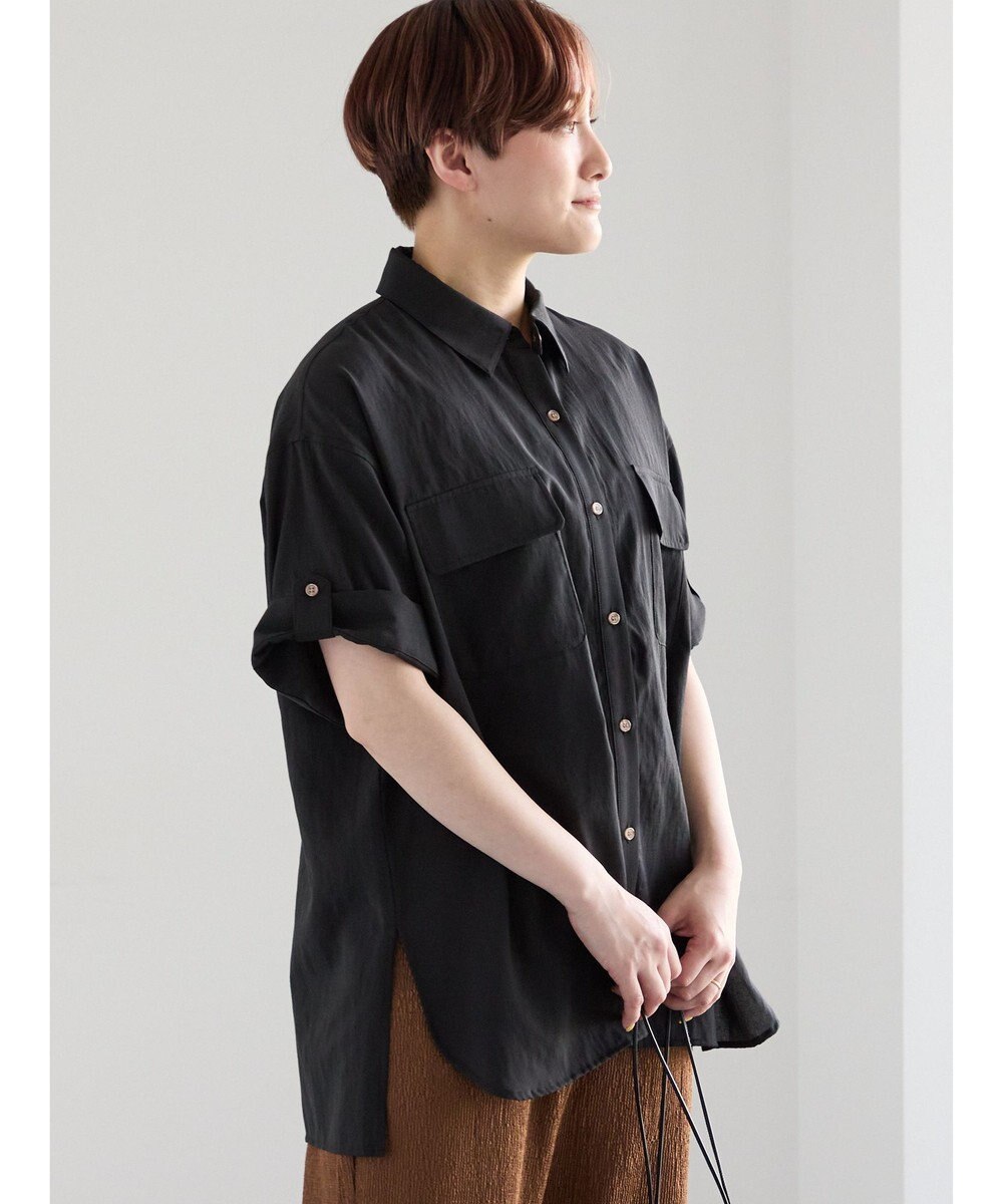 Te chichi Wポケット5分袖オーバーシャツ《2026 SUMMER LOOK item》 