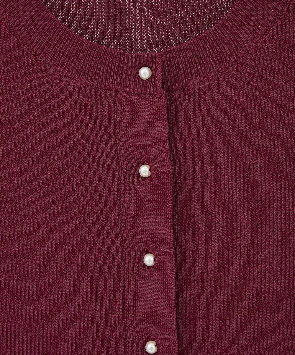 earth music&ecology 【接触冷感】ペプラムニットカーディガン 