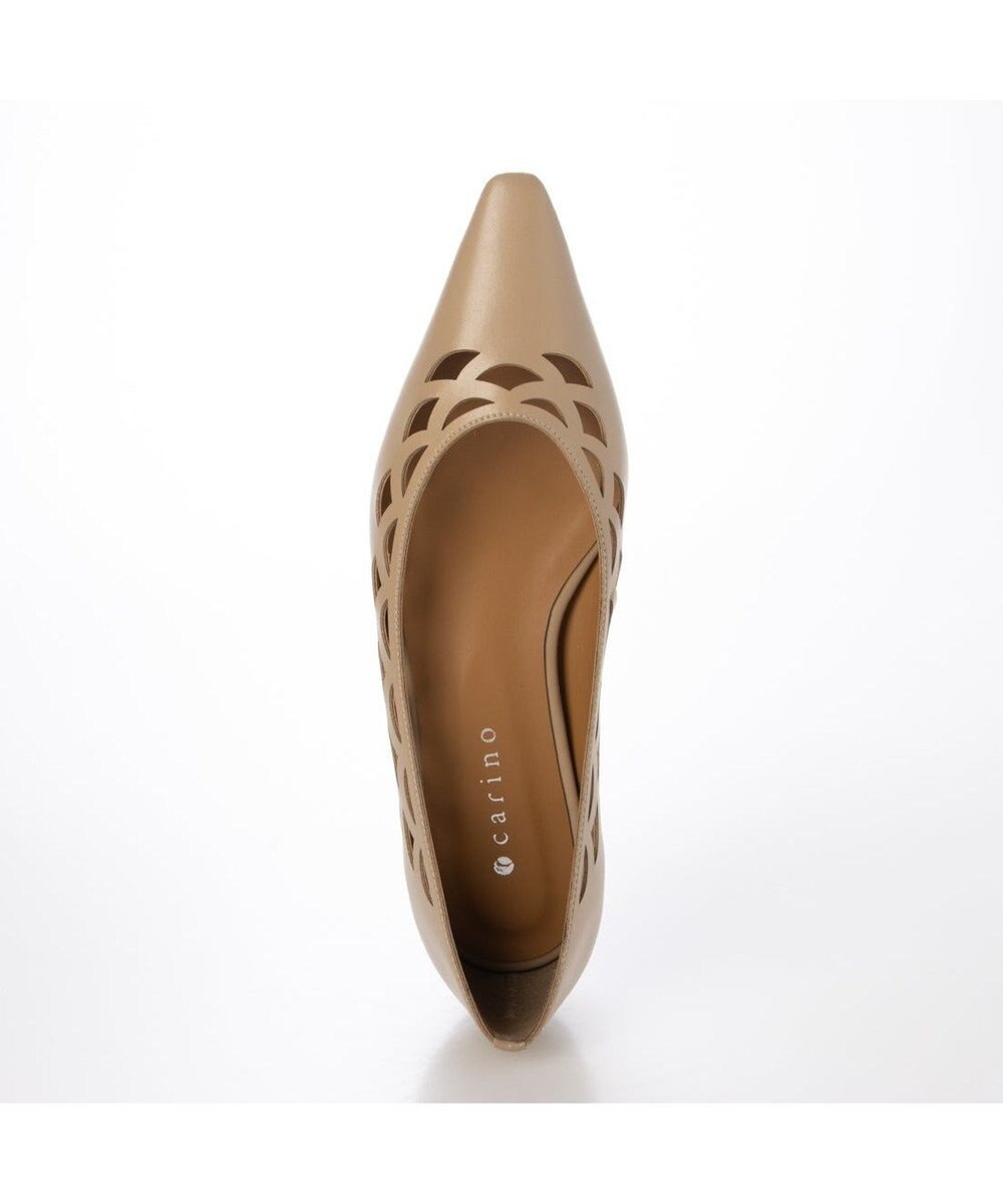 MODE ET JACOMO <carino>レーザーカットフラットパンプス 