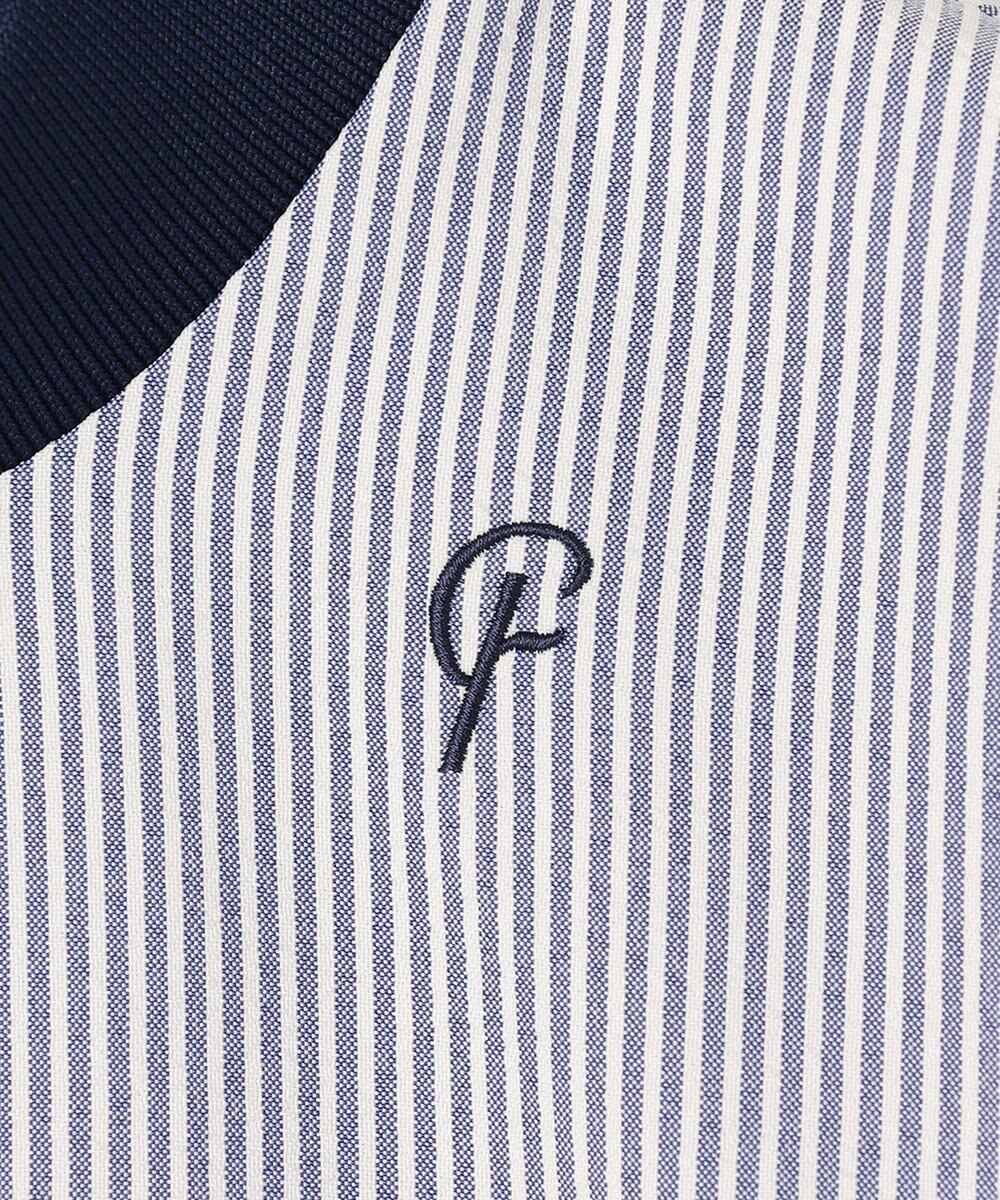 23区GOLF セットアップ企画【23Fondation/WOMEN】【吸水速乾】サッカーストライプ ツーピース 