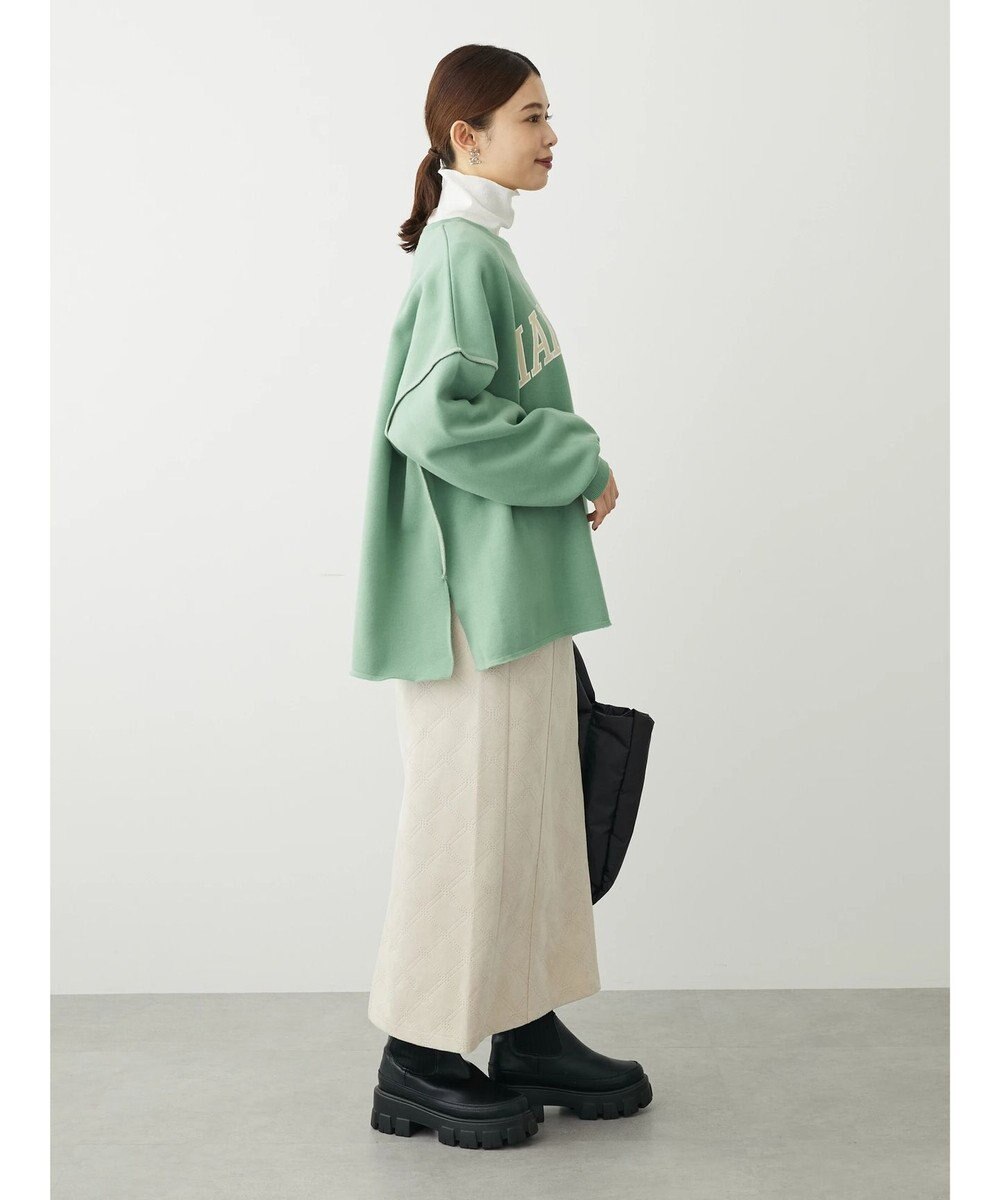 Green Parks ・ＲＡＹ　ＣＡＳＳＩＮ　ロゴｐｔカラーステッチスウェット 