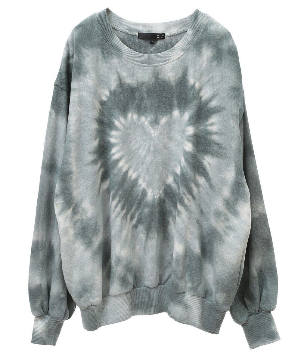 Green Parks ・ＳＵＧＡＲ　ＳＰＯＯＮ　ハートタイダイスウェット 