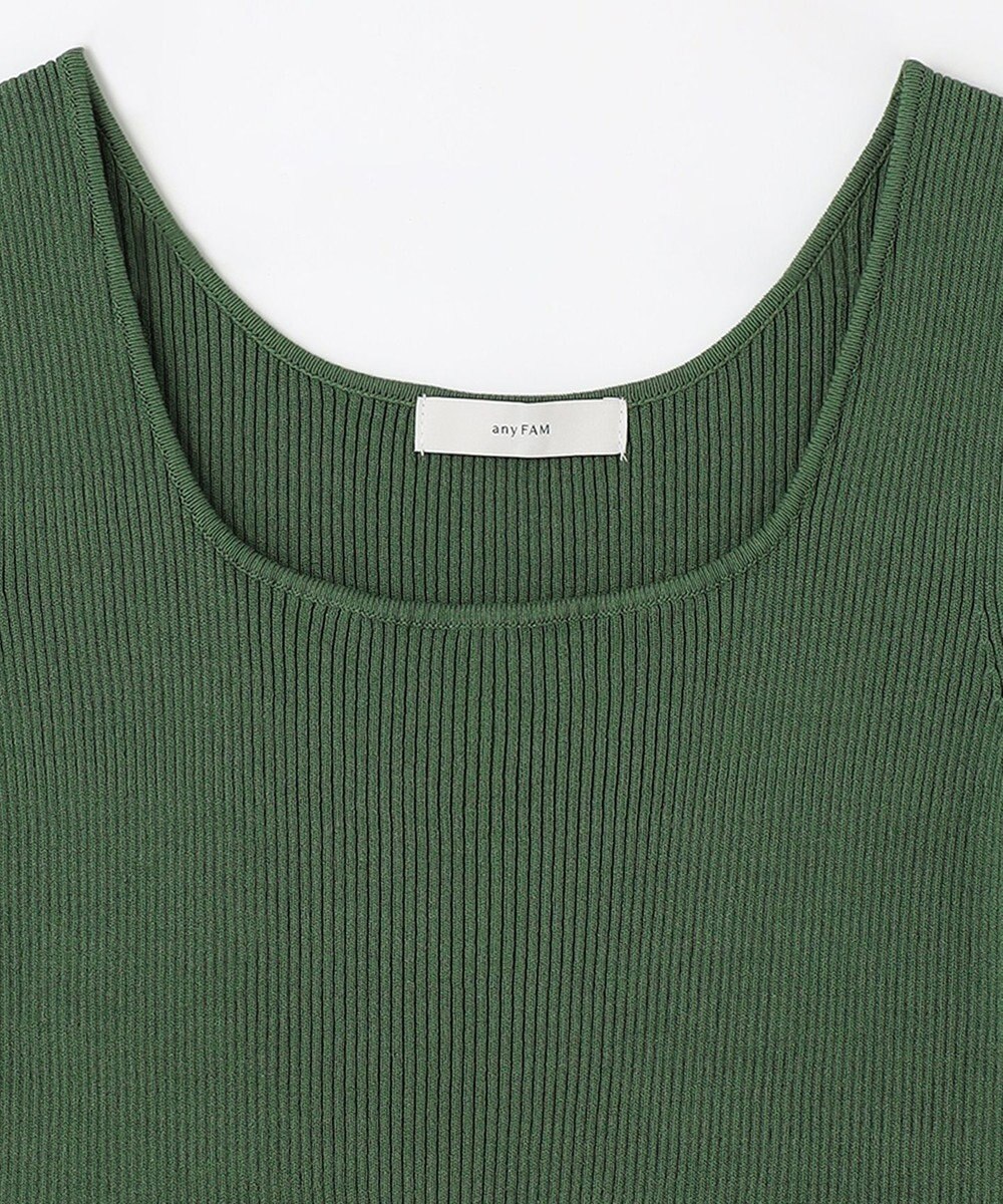 ANY 【洗濯機可能】タンクトップリブニット 