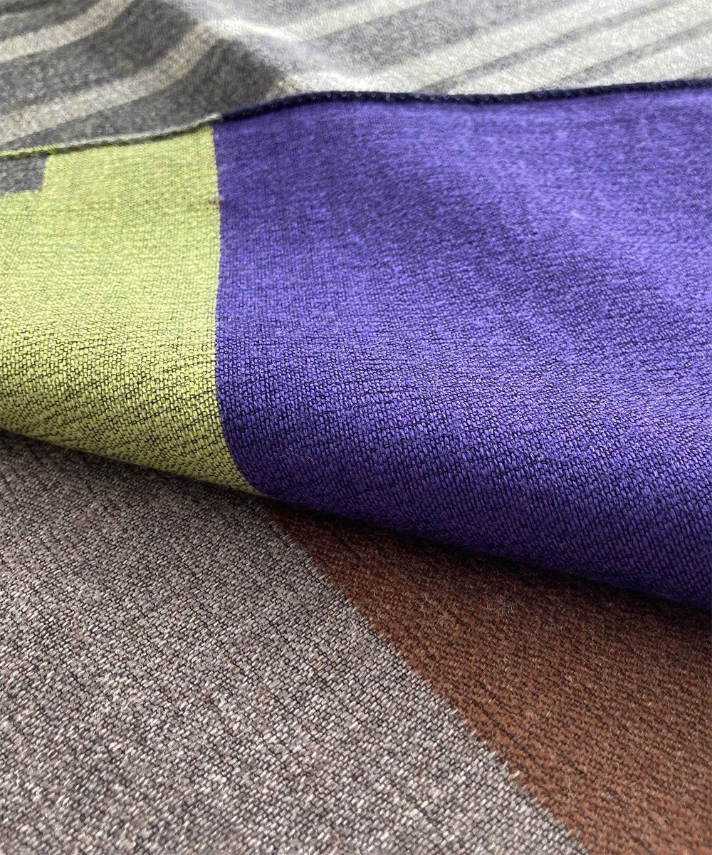 POLS ウールジャカードストール 