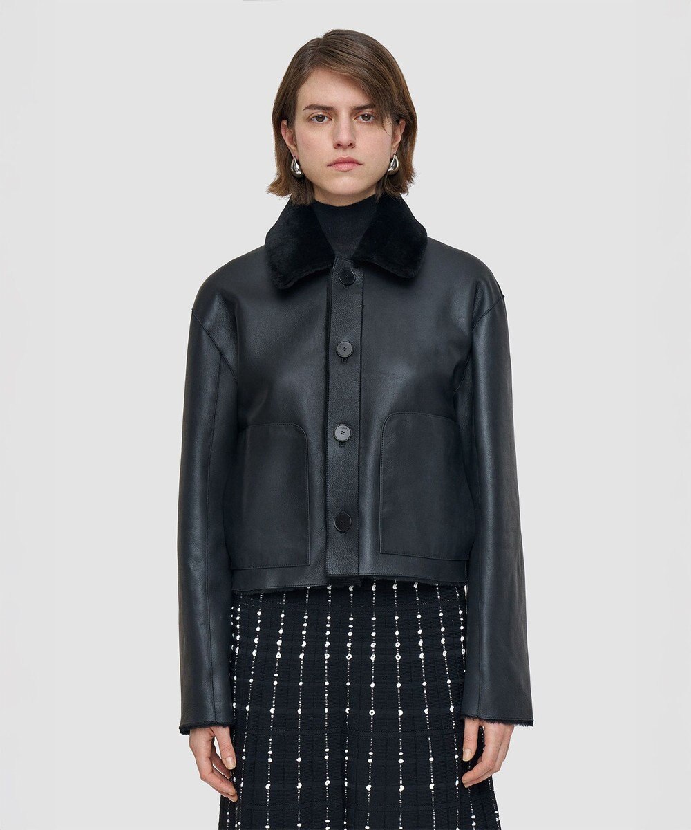 JOSEPH リバーシブル ソフトシアリングジャケット 