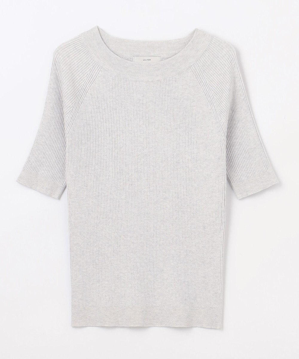 ANY ラメリブニット 