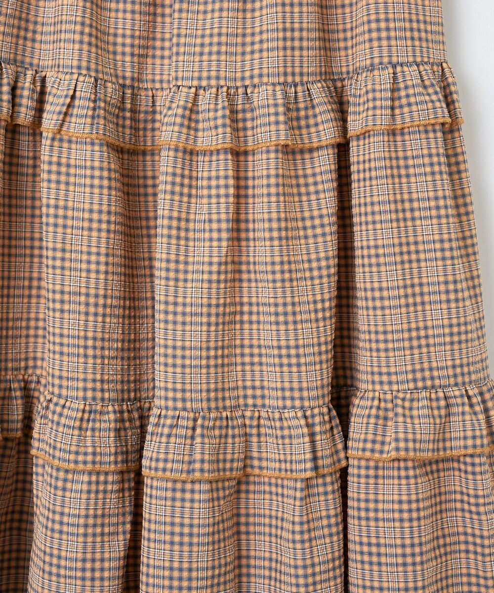 WEGO 【ウエストゴム】フリルティアードボリュームスカート 