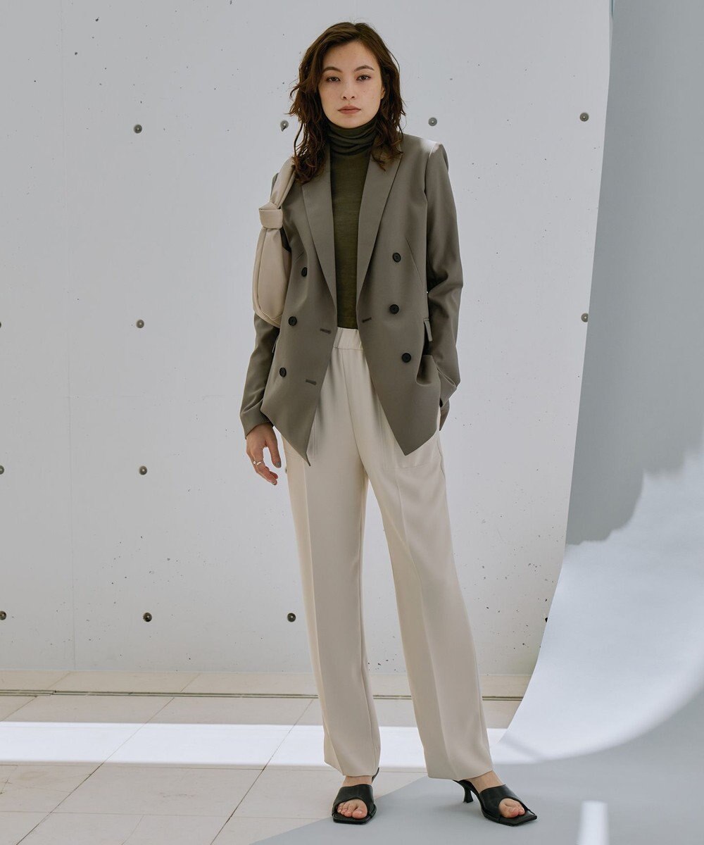 ICB 【洗える】シアーウール タートルニット 