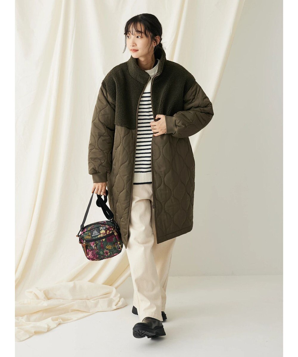 CRAFT STANDARD BOUTIQUE ボア＆キルティングスタンドコート 